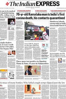 The Indian Express Mumbai - March 13th 2020