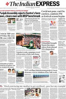 The Indian Express Delhi - October 21st 2020