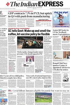 The Indian Express Delhi - June 1st 2021