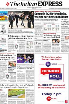 The Indian Express Delhi - January 17th 2022