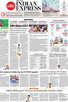 The New Indian Express Bangalore - April 9th 2019