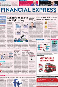 Financial Express Mumbai - April 6th 2018