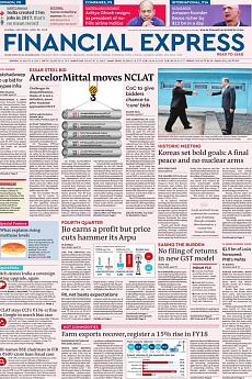 Financial Express Mumbai - April 28th 2018