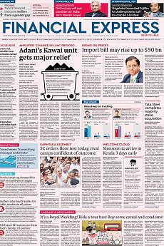 Financial Express Mumbai - May 19th 2018