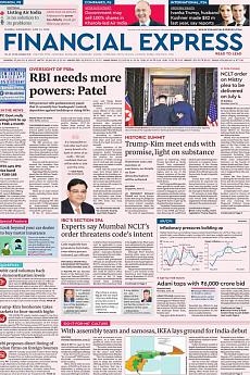 Financial Express Mumbai - June 13th 2018