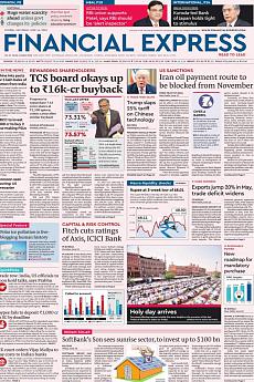 Financial Express Mumbai - June 16th 2018