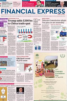 Financial Express Mumbai - July 12th 2018