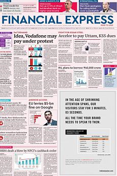 Financial Express Mumbai - July 19th 2018
