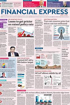 Financial Express Mumbai - August 2nd 2018