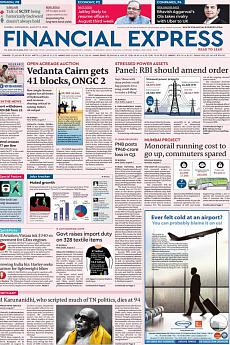 Financial Express Mumbai - August 8th 2018