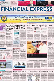 Financial Express Mumbai - September 1st 2018