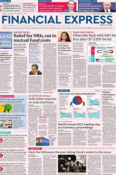 Financial Express Mumbai - September 19th 2018