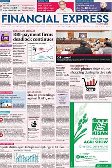 Financial Express Mumbai - October 16th 2018