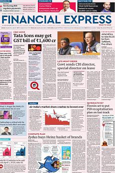 Financial Express Mumbai - October 25th 2018