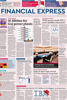 Financial Express Mumbai - October 30th 2018