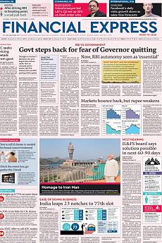 Financial Express Mumbai - November 1st 2018