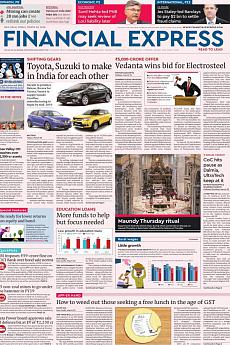 Financial Express Delhi - March 30th 2018
