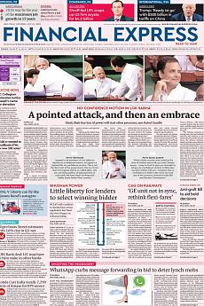 Financial Express Delhi - July 21st 2018