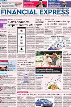 Financial Express Delhi - September 15th 2018