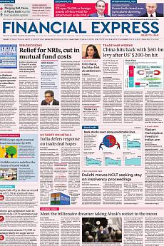 Financial Express Delhi - September 19th 2018