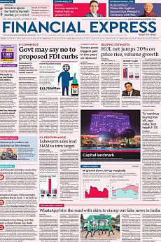 Financial Express Delhi - October 13th 2018
