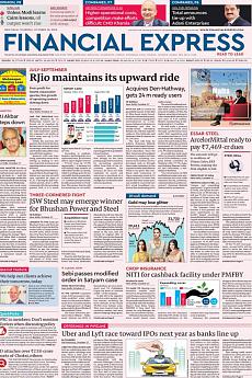 Financial Express Delhi - October 18th 2018