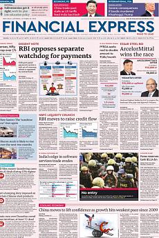 Financial Express Delhi - October 20th 2018