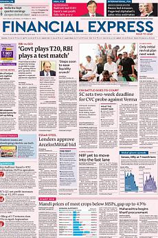 Financial Express Delhi - October 27th 2018