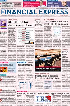 Financial Express Delhi - October 30th 2018