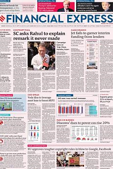 Financial Express Delhi - April 16th 2019