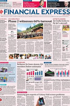 Financial Express Delhi - April 19th 2019