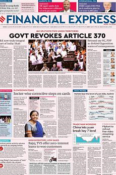 Financial Express Delhi - August 6th 2019