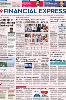 Financial Express Delhi - October 22nd 2019