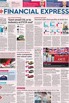 Financial Express Delhi - October 29th 2019