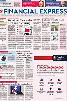 Financial Express Delhi - October 31st 2019