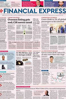 Financial Express Delhi - March 5th 2020