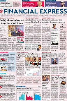 Financial Express Delhi - March 21st 2020