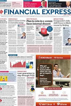 Financial Express Delhi - September 22nd 2021