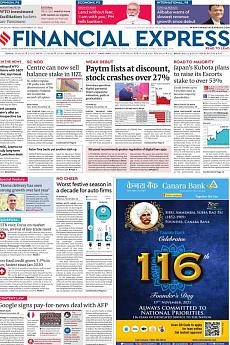 Financial Express Delhi - November 19th 2021