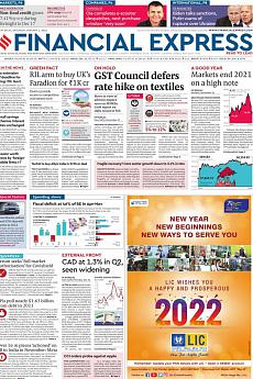 Financial Express Delhi - January 1st 2022