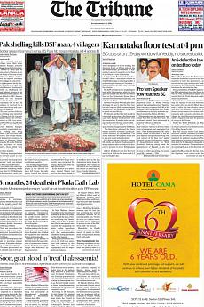 The Tribune Delhi - May 19th 2018