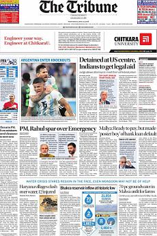 The Tribune Delhi - June 27th 2018