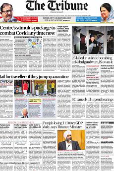 The Tribune Delhi - March 26th 2020