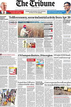 The Tribune Delhi - April 16th 2020