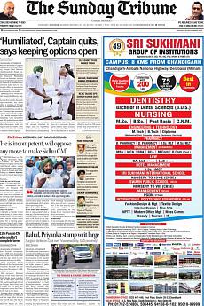 The Tribune Delhi - September 19th 2021