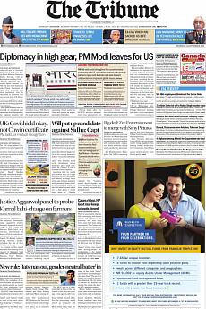 The Tribune Delhi - September 23rd 2021