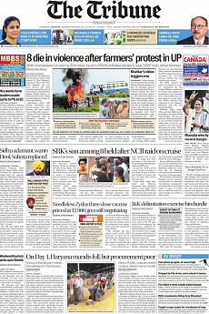 The Tribune Delhi - October 4th 2021