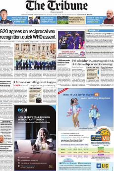 The Tribune Delhi - November 1st 2021