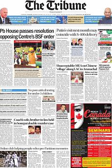 The Tribune Delhi - November 12th 2021