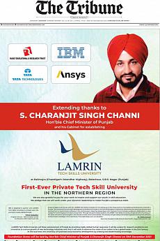 The Tribune Delhi - November 19th 2021